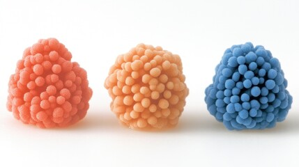 Poster - Explore the unique textures of colorful microbial structures