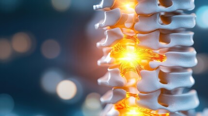 Poster - Explore the intricacies of the human spine and nerve functionality