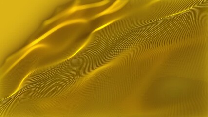 Aufkleber - Golden Abstract Background Seamless Loop Waves A Stunning Piece of Digital Art Representing Captivating Fluid Motion