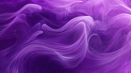 Poster - A mesmerizing swirl of ethereal purple hues, creating a dreamy abstract atmosphere.