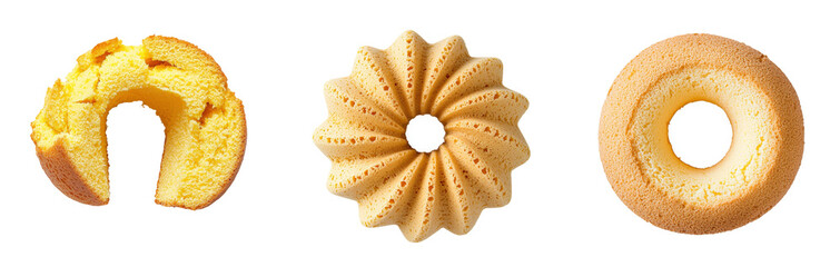 Poster - Transparent bundt cake, top view