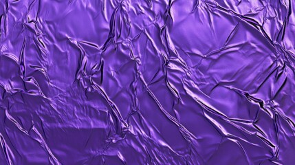 Poster - Textured purple metallic surface with a crinkled appearance, creating a vibrant and dynamic visual effect.