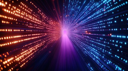 Aufkleber - Discover vibrant light trails creating stunning visual effects