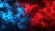 © Espresso - A stunning abstract background with swirling blue and red smoke, creating a dynamic and vibrant atmosphere.
