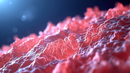 Aufkleber - Explore stunning abstract textures in vibrant red hues
