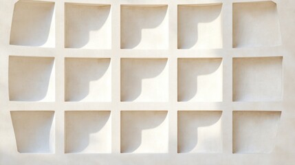Poster - Explore modern architectural design with unique shadow patterns