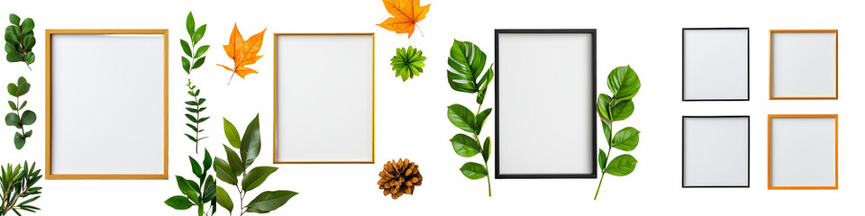 Aufkleber - A classic gold frame with a square design that works great for displaying artwork or photographs.