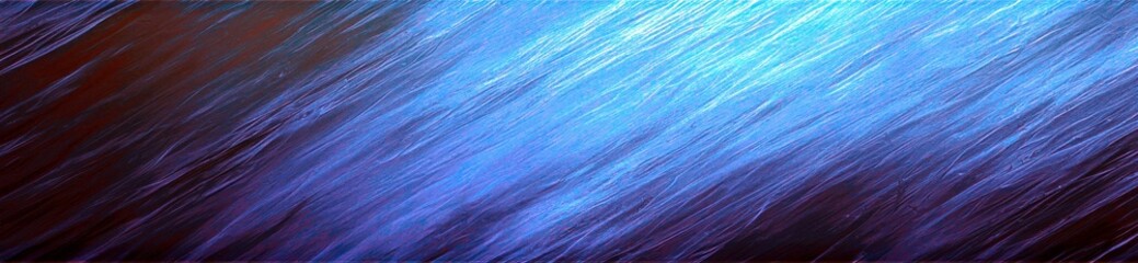 Poster - Abstract Blue Composition with Flowing Texture