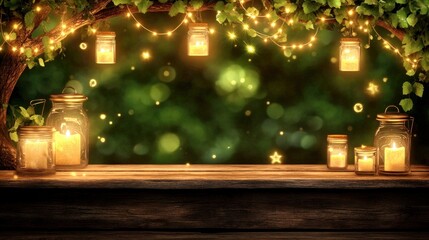 Aufkleber - Illuminate your space with charming lanterns and soft glow