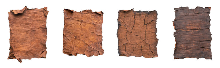 Aufkleber - This picture is of an aged, burnt piece of paper with scorched edges. It offers a vintage feel, making it ideal for backgrounds or themed projects. It is isolated on a transparent background.