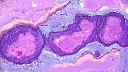 Poster - Explore the intricate structures of biological tissues with stunning microscopic images