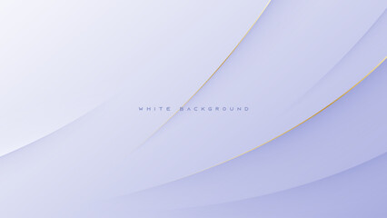 Wall Mural - modern abstract light silver background vector. elegant concept design with golden line.