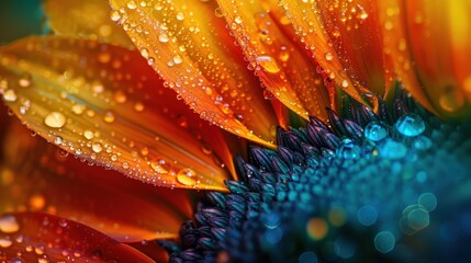 Poster - Capturing Intricate Details of Flower Petals and Pollen
