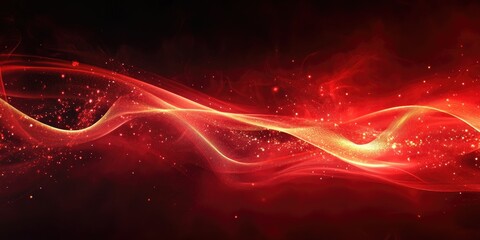 Poster - Red abstract ethereal background