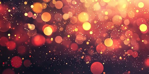 Leinwandbilder - Christmas bokeh backdrop