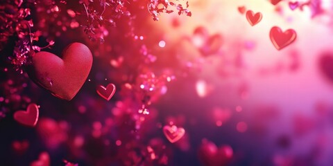 Poster - Valentine's Day themed background