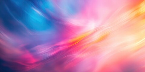Poster - vibrant blurred background