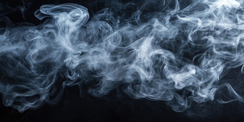Poster - Smoke against a black background