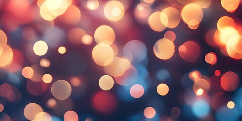Leinwandbilder - Blurred fireworks for New Year and copyspace - an abstract holiday background.