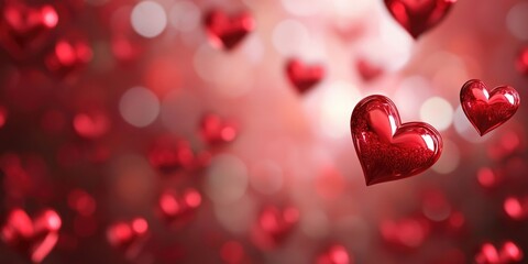 Poster - Hearts Background