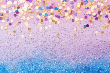 Poster - Glitter Confetti Background for Celebration Themes