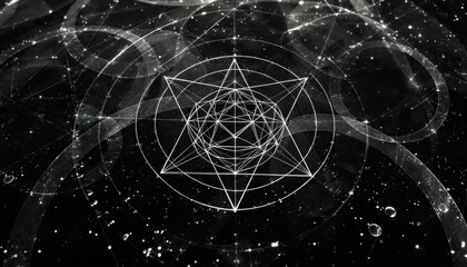 background with atom