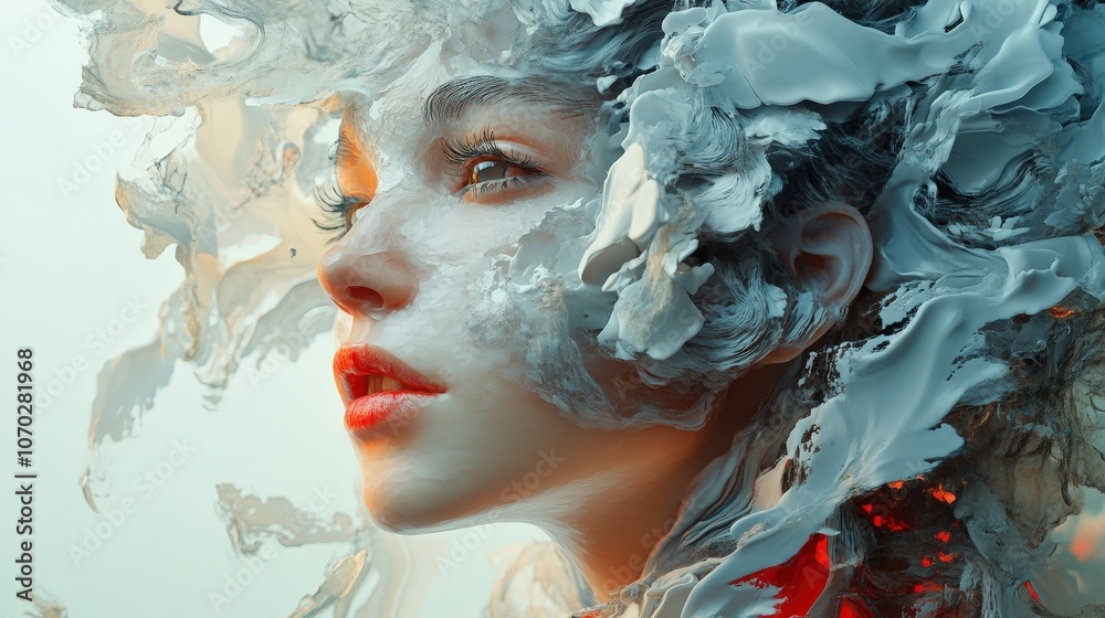 A digital artist using advanced AI tools to create stunning visual art ...