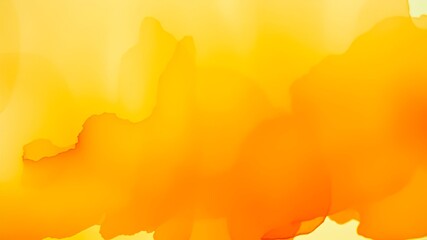Wall Mural - Abstract Watercolor Background with Warm Orange Hues and Delicate Blends