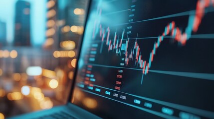 Poster - A financial analyst presenting investment opportunities in high-yield bonds to a group of clients.