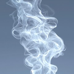Poster - Explore the soft and airy light-colored mist with subtle shadows for design projects