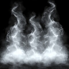 Poster - Create ethereal light-colored mist with soft airy effects and subtle shadows