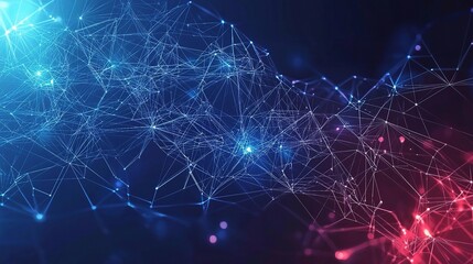 Poster - Abstract Network Technology Background
