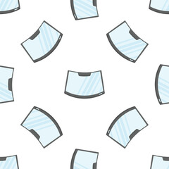 Poster - Seamless pattern featuring multiple car windshields, ideal for automotive themed designs and backgrounds