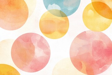 Poster - Vibrant Winter Design with Colorful Circles