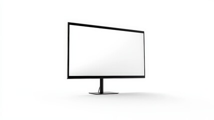 Poster - A sleek monitor is showcased against a bright white background, emphasizing its ultra-thin design and vibrant display.