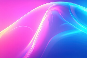 Poster - Soft Neon Gradient Background Design