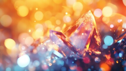 Poster - Abstract Artistic Spa Inspired Crystal Reflection