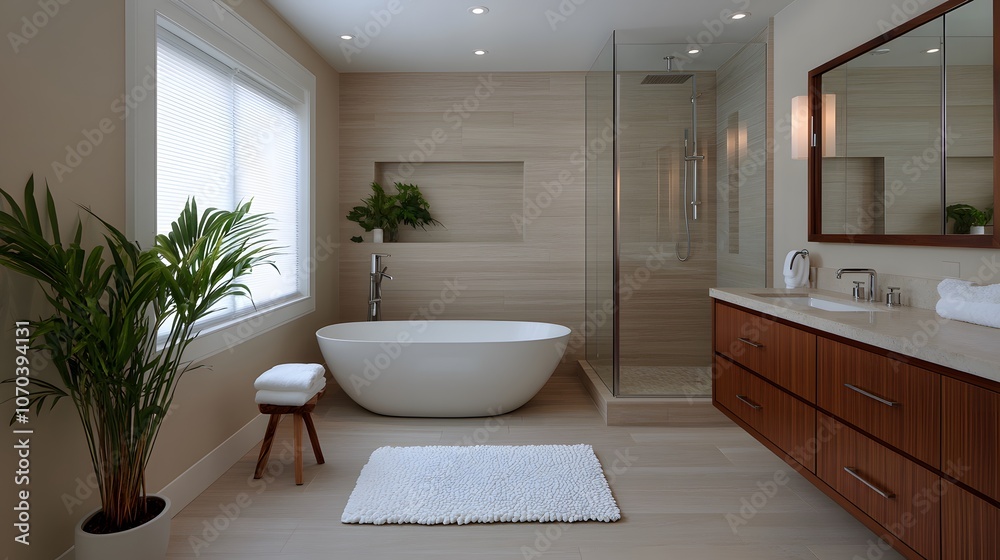 Picture of 24 Earthy Bathroom Design Ideas for a Natural Retreat - DIY Crafts