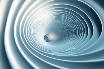 Poster - Soft Spiral Pattern in Concentric Design