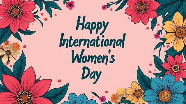happy woments day background