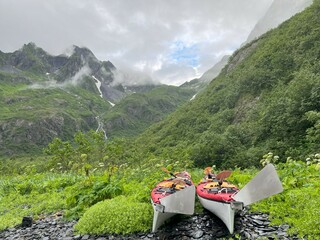 Kayak tour in Alaska