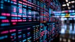 © The Little Hut - Dynamic Digital Stock Market Display with Blurred Numbers : Generative AI