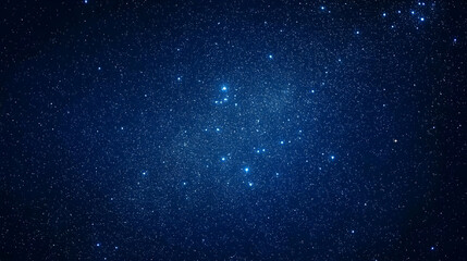 Wall Mural - A Deep Blue Night Sky Filled with Millions of Sparkling Stars, a Breathtaking Celestial Canvas of Cosmic Wonder