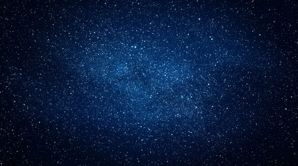 Wall Mural - Abstract Dark Blue Night Sky Background with Scattered White Stars
