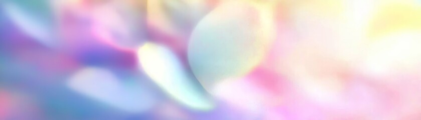 Poster - Soft and colorful abstract background blending pastel hues in a dreamlike atmosphere