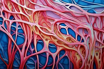 Poster - thin filaments with lamellae increasing surface area for gas exc