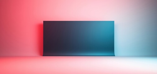 Poster - Abstract backdrop with gradient colors in soft light, perfect for presentations.