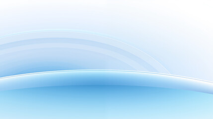 Wall Mural - Blue arc wave minimalist background