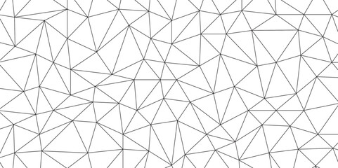 Fototapete - Abstract low poly geometric triangle grid background. Mockup isolated on white background. Retro of geometric shapes. Stock vector technology graphic web design wallpaper template, vector illustration