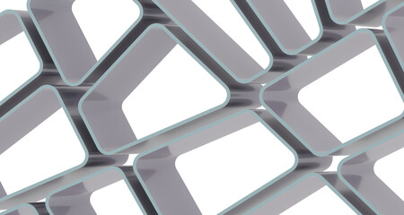 Fototapete - Mosaic triangular low poly style abstract geometric background